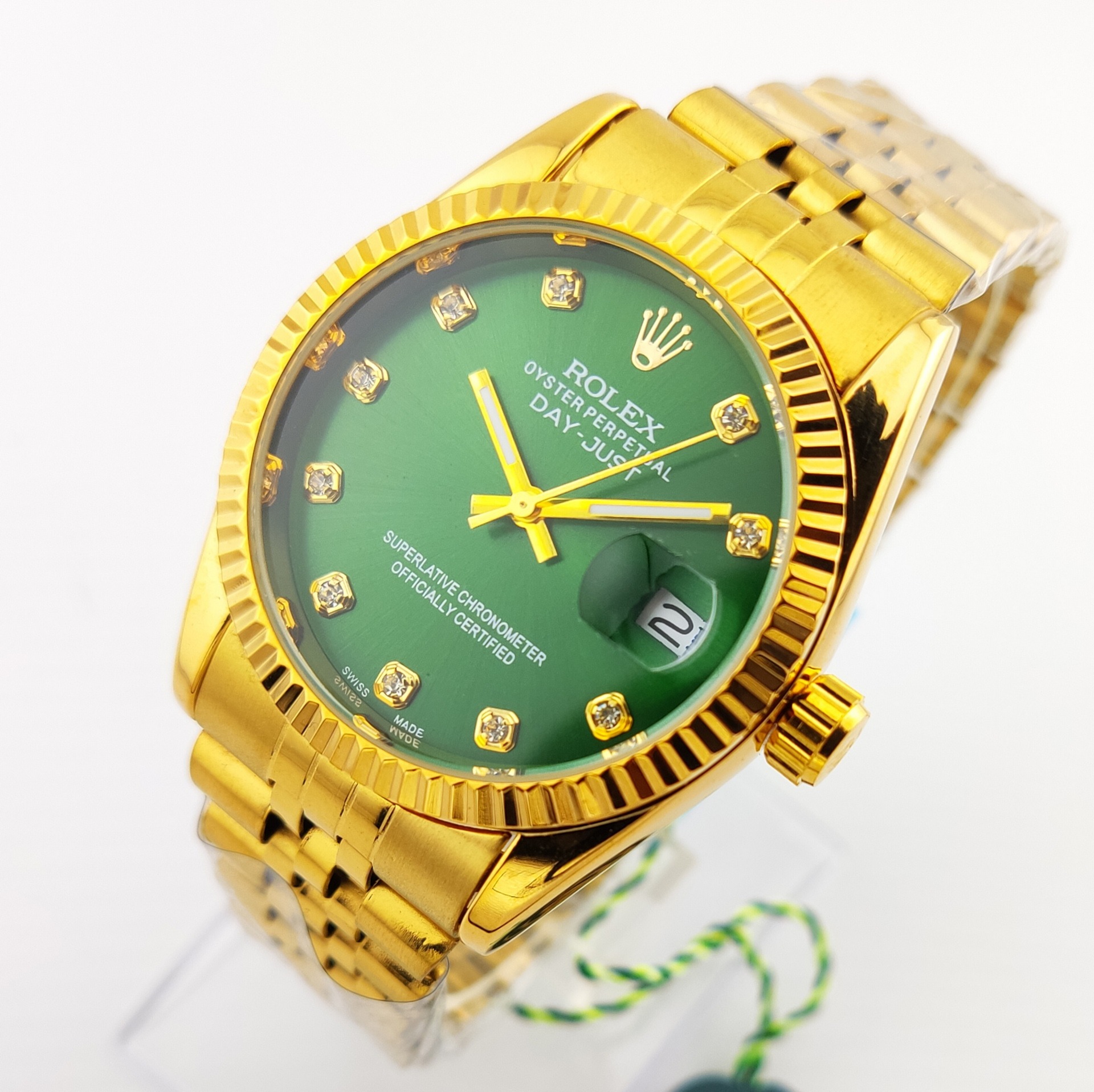 ساعت رولکس Rolex Day-Just صفحه سبز تقویمدار