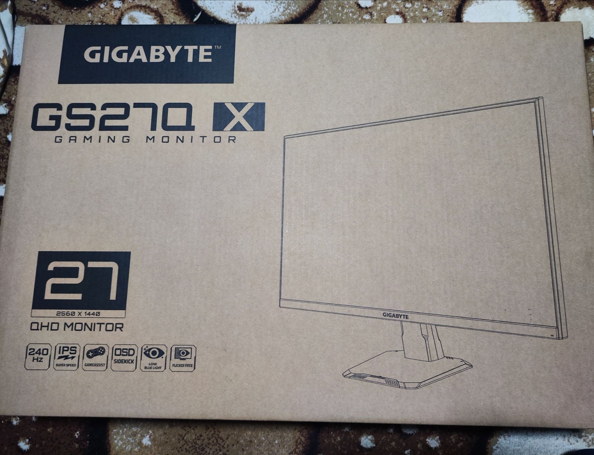 فروش مانیتور گیمینگ GS27Q گیگابایت پلمپ