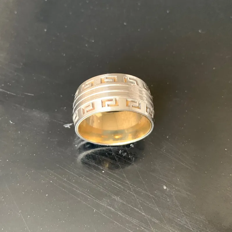 انگشتر حلقه استیل ایتالیایی