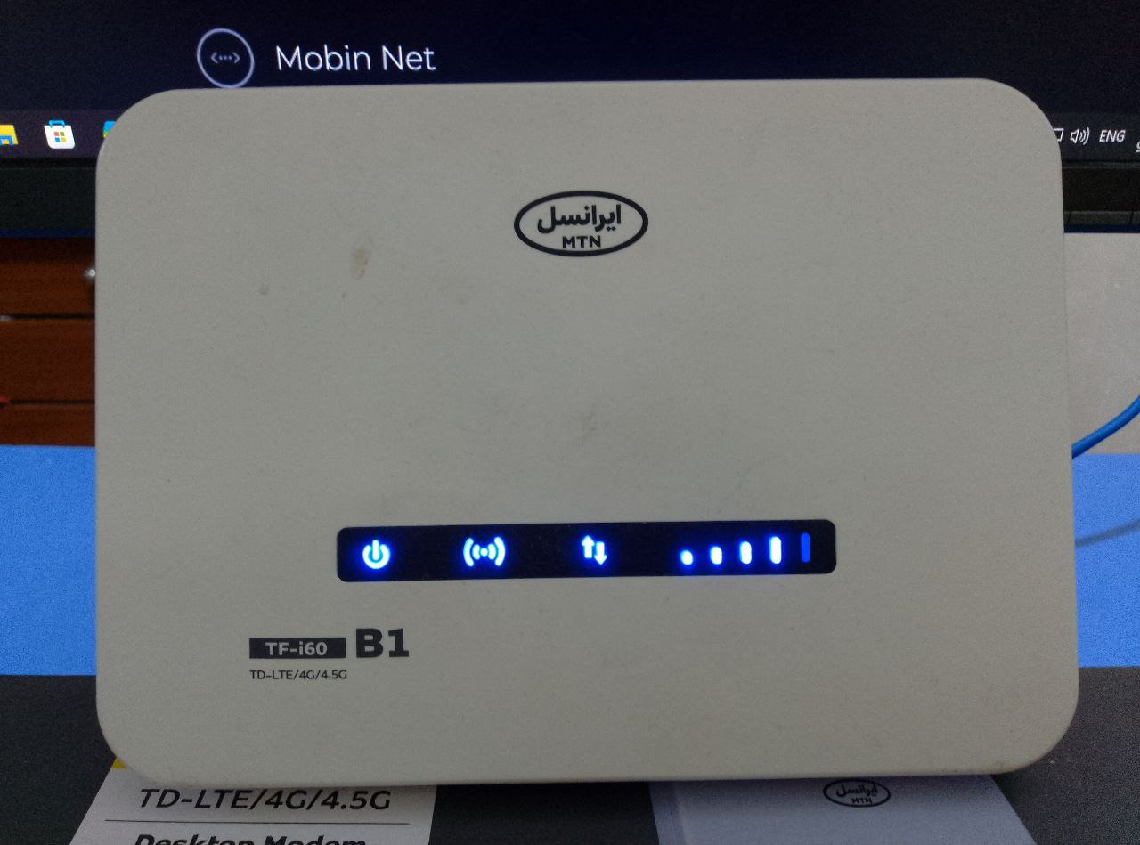 مودم TD-LTE ایرانسل TF-I60 B1 انلاک دائمی