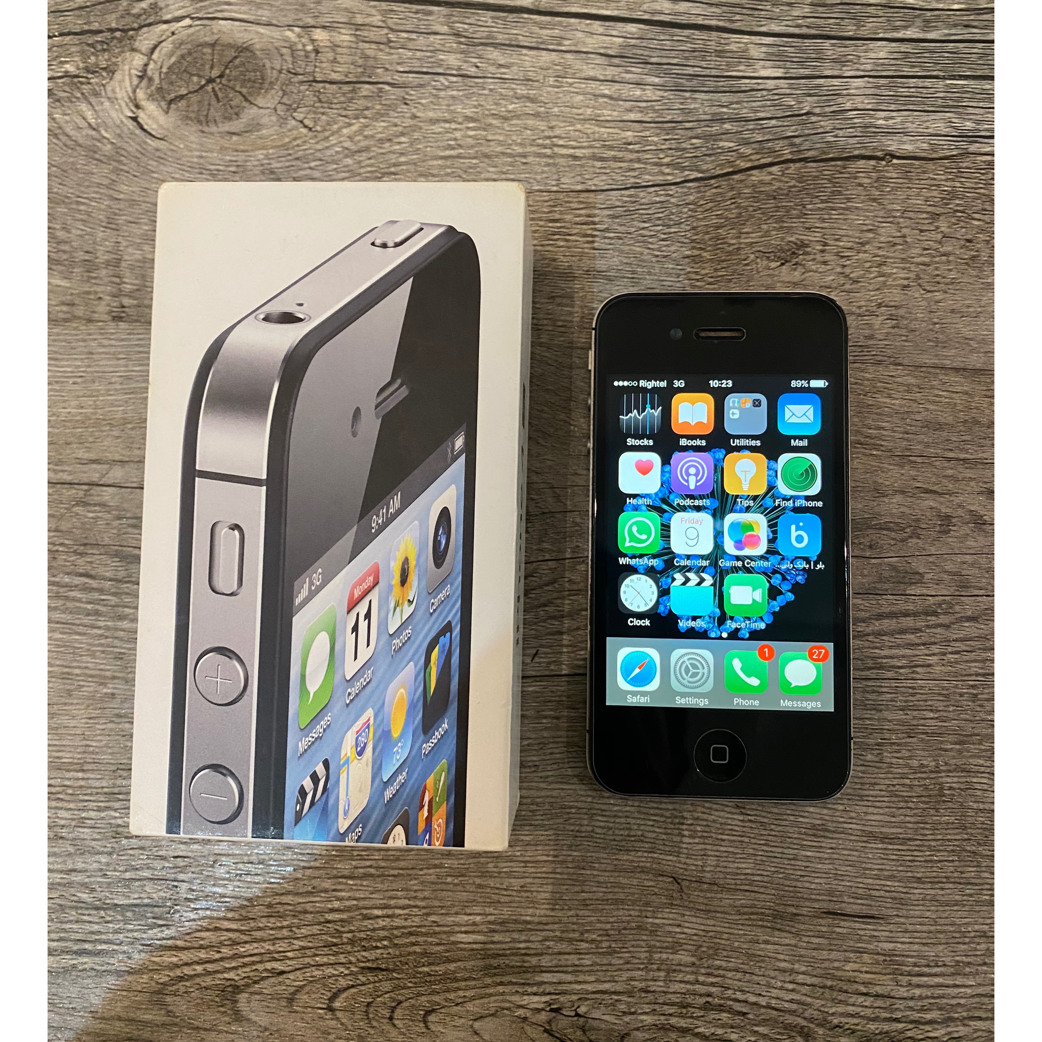 آیفون 4s مشکی 32GB رجیستر شده با انتقال مالکیت