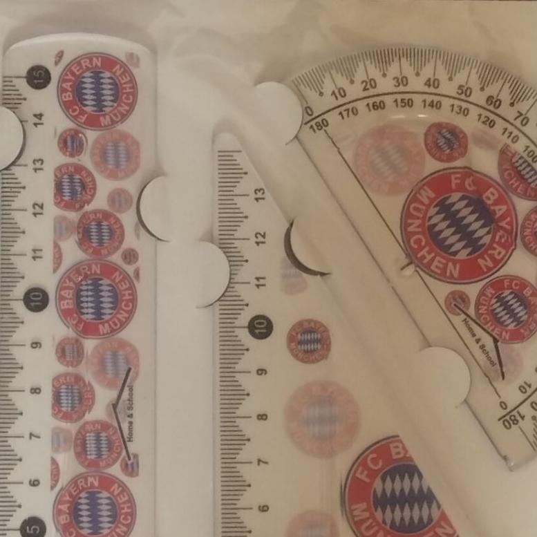 ست خط کش گونیا نقاله بایرن مونیخ
