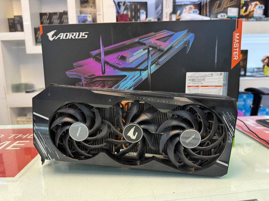 گرافیک دست دوم 3080 گیگابایت AORUS MASTER