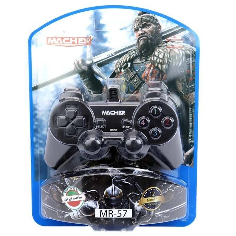 دسته بازی کامپیوتر تکی شوکدار Macher MR-57 PC