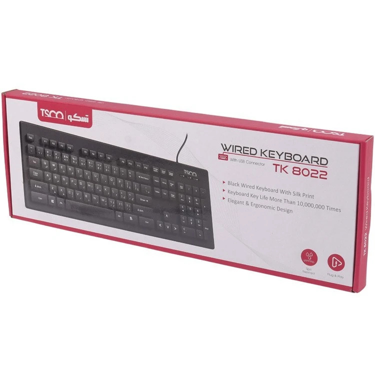 کیبورد تسکو مدل TSCO TK-8022