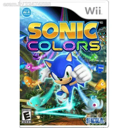 بازی نینتندو Wii سونیک رنگها