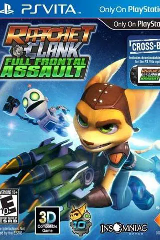 بازی RATCHET  and  CLANK FULL FRONTAL ASSAULT PS V