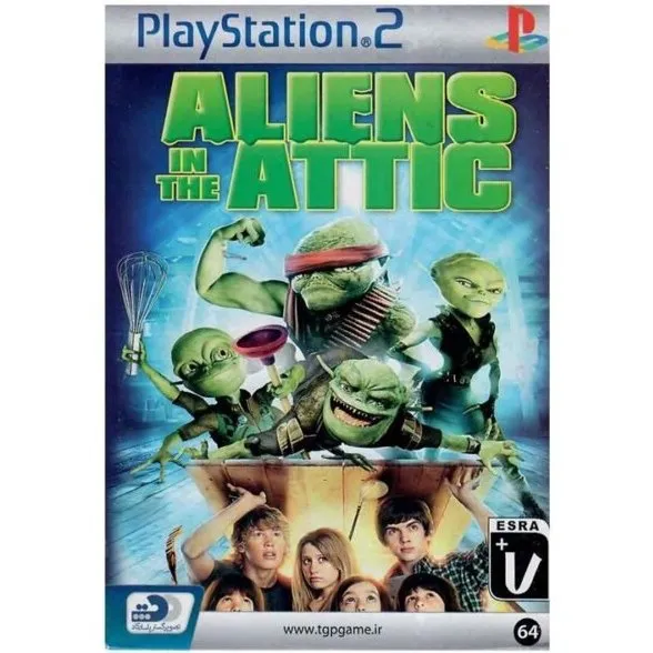 بازی پلی استیشن 2 Aliens In The Attic