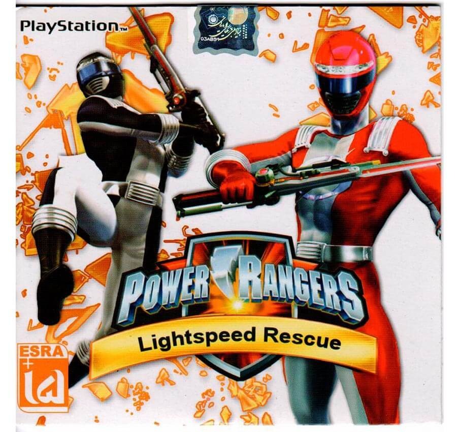 بازی پلی استیشن 1 Power Rangers Lightspeed Rescue