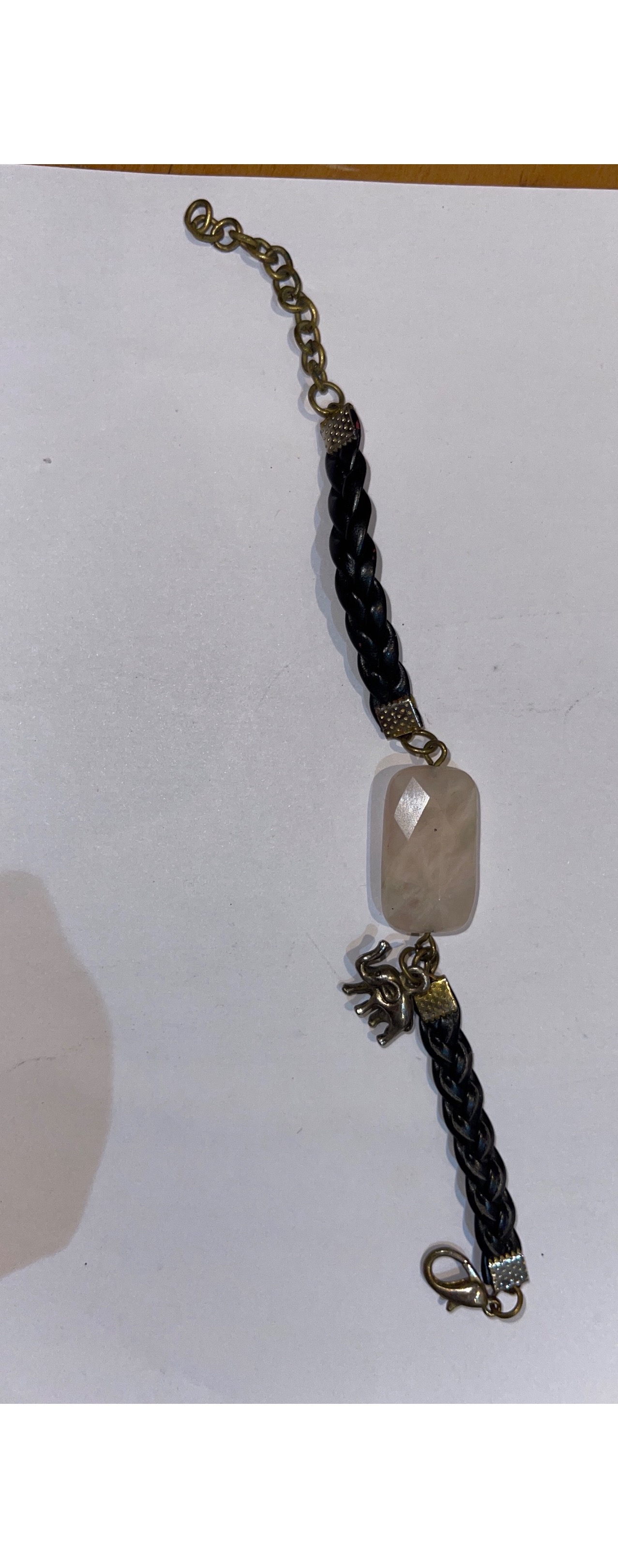 دستبند سنگ چرم فلز فیل