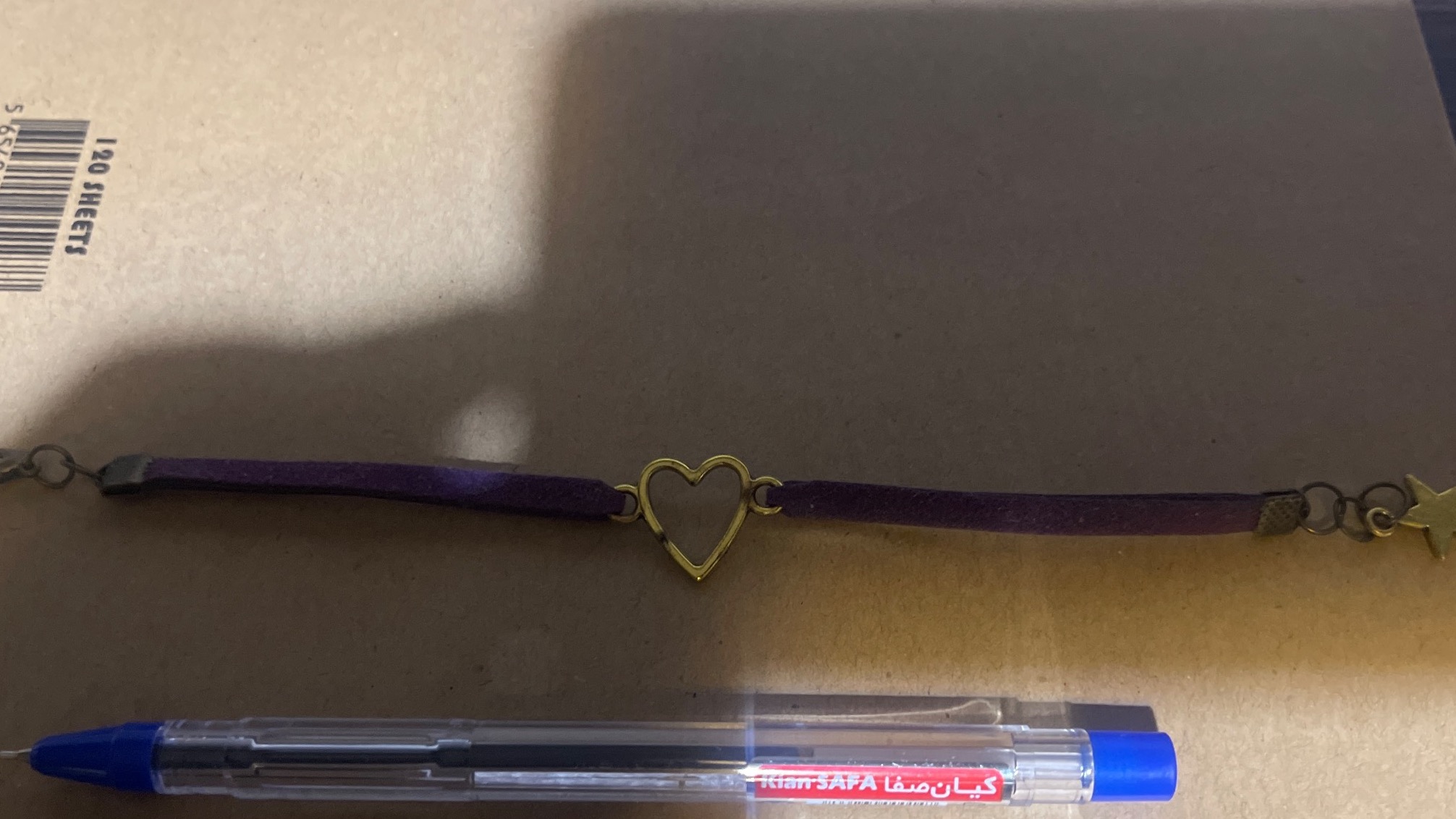 دستبند قلب و ستاره