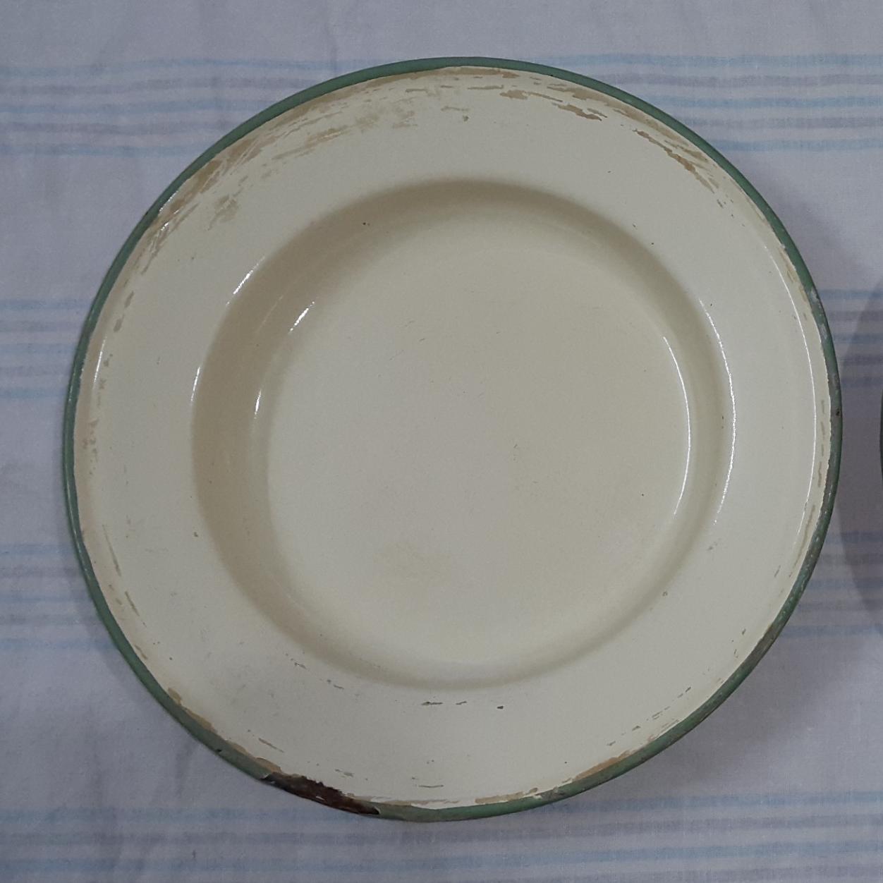 بشقاب لعابی قدیمی-مارک لعاب ایران