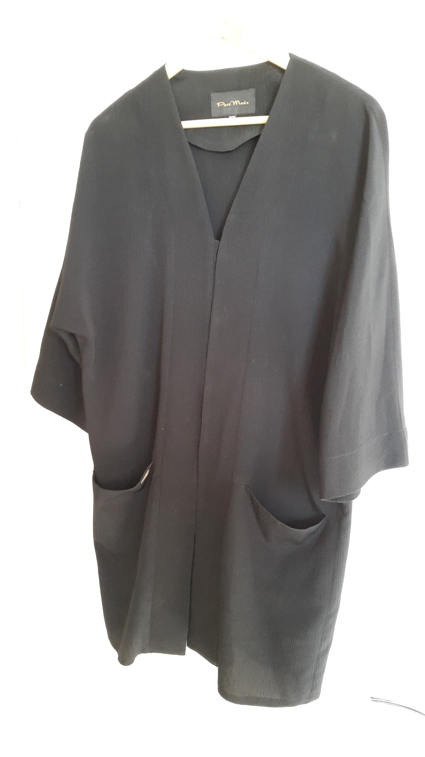 مانتو مشکی اسپرت