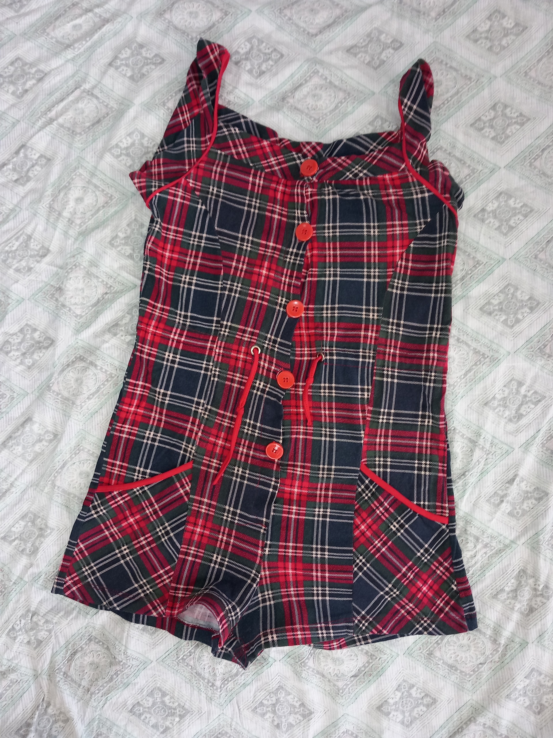 لباس سرهمی راحتی ترک