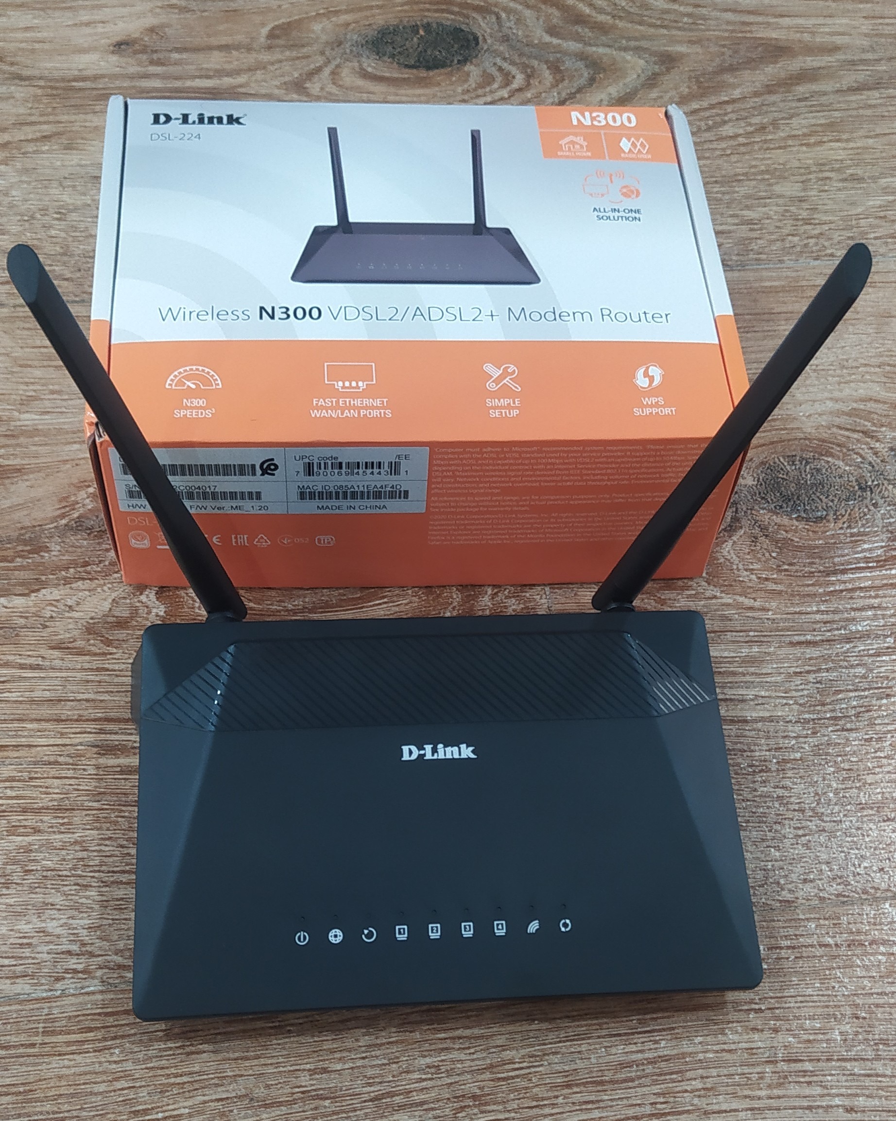 مودم روتر adsl plus,vdsl2 دی لینک مدل DSL-224