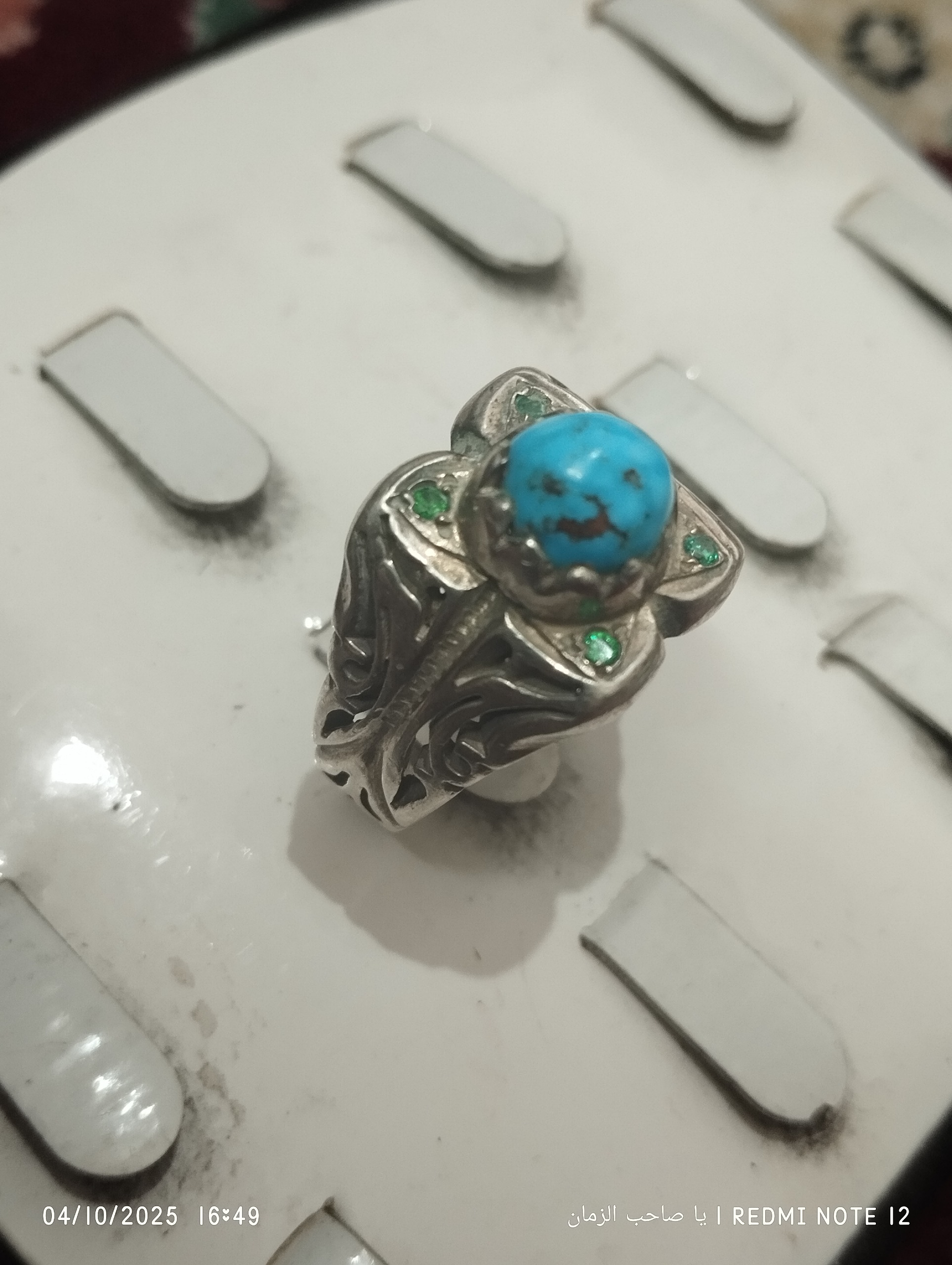 انگشتر فیروزه نیشابوری قدیمی