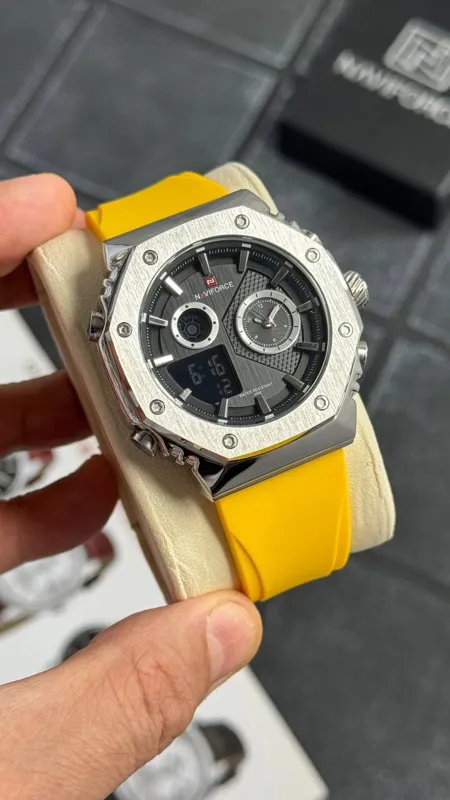 لوکس ترین ساعت مچی مردانه نیوی فورس دو زمانه