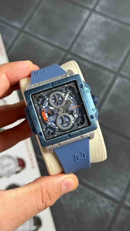 ساعت مچی مردانه نیوی فورس سه موتوره فعال بند چرمی