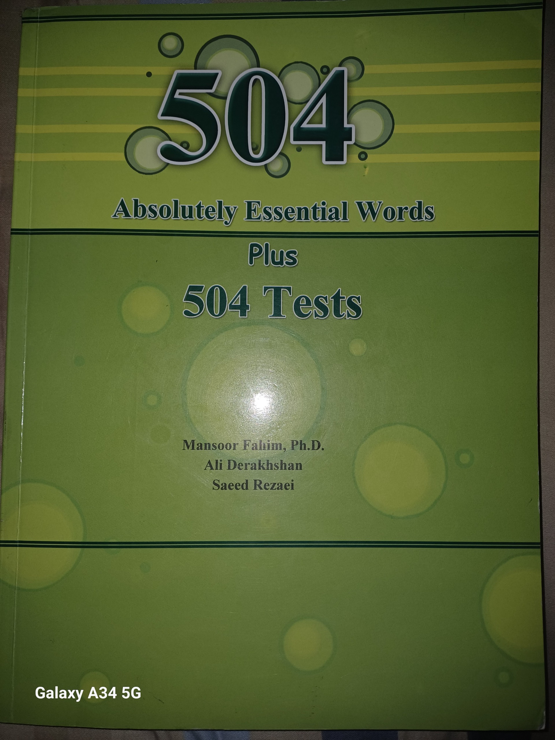 کتاب 504 به همراه تست