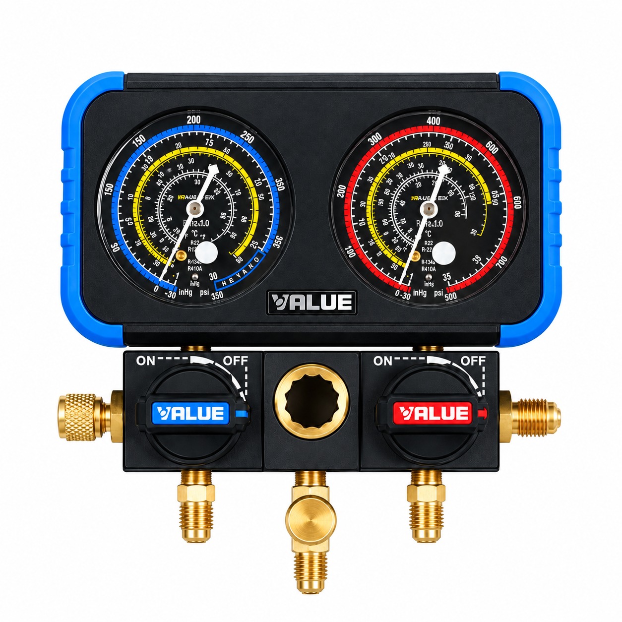 گیج نیم دور دوقلو ولئو مدل VRM-2-B0401 مخصوص R410