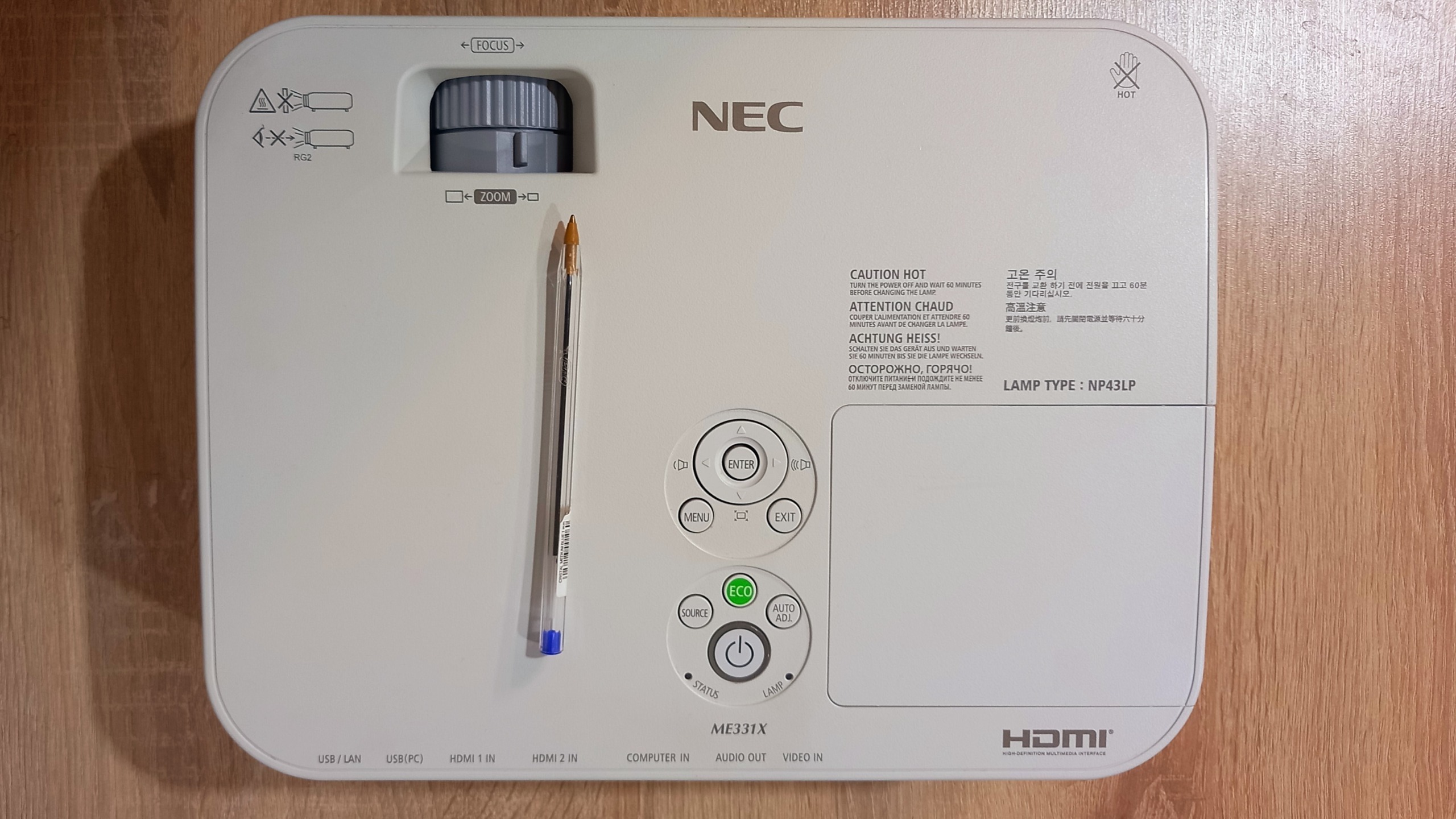 ویدیو پروژکتور NEC ME331X