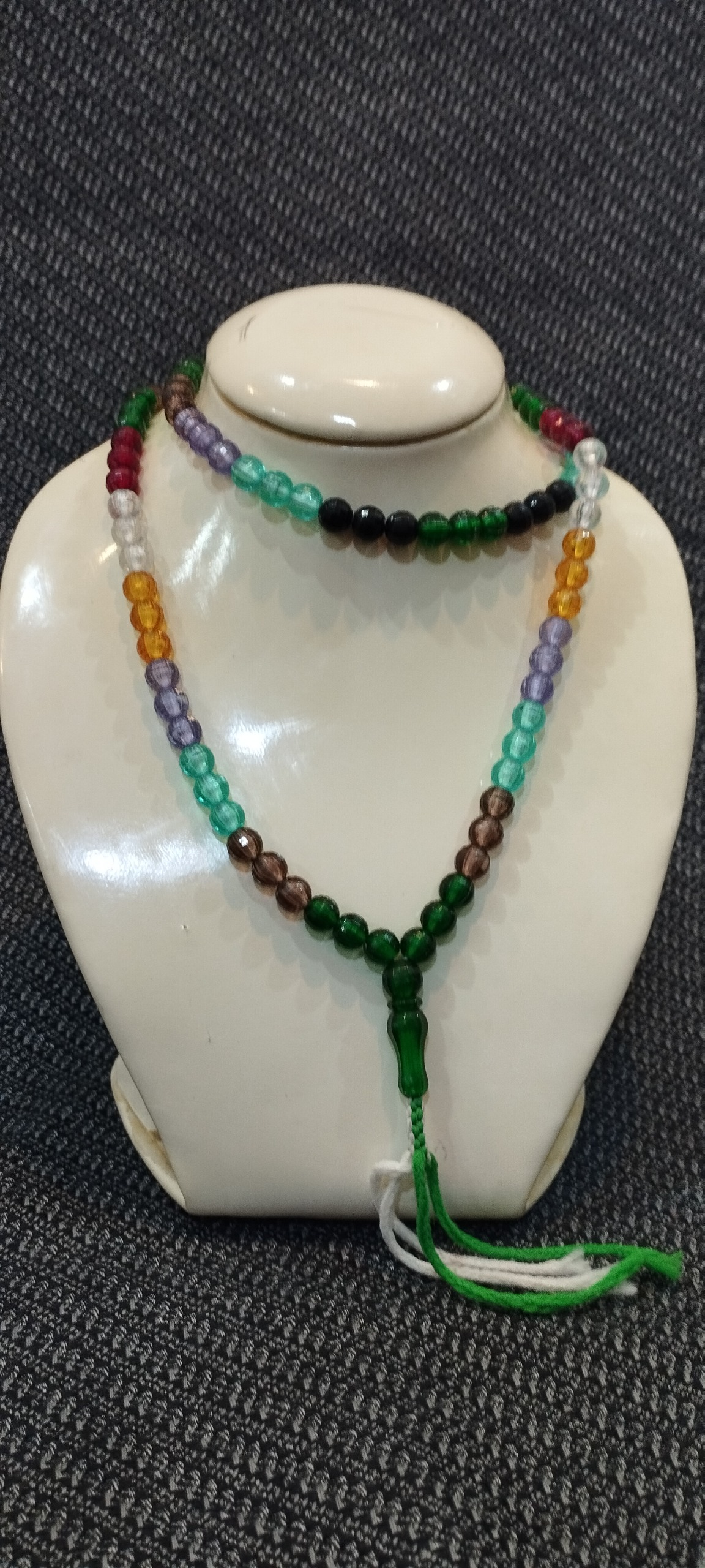 تسبیح هفت رنگ خاص آنتیک