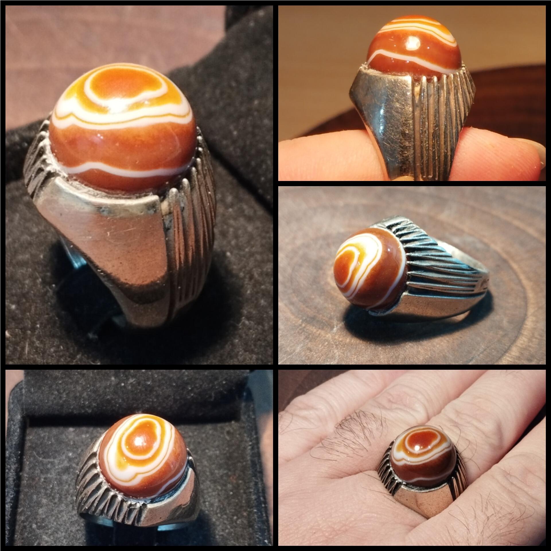 انگشتر مردانه باباقوری اعلا کمیاب و خاص