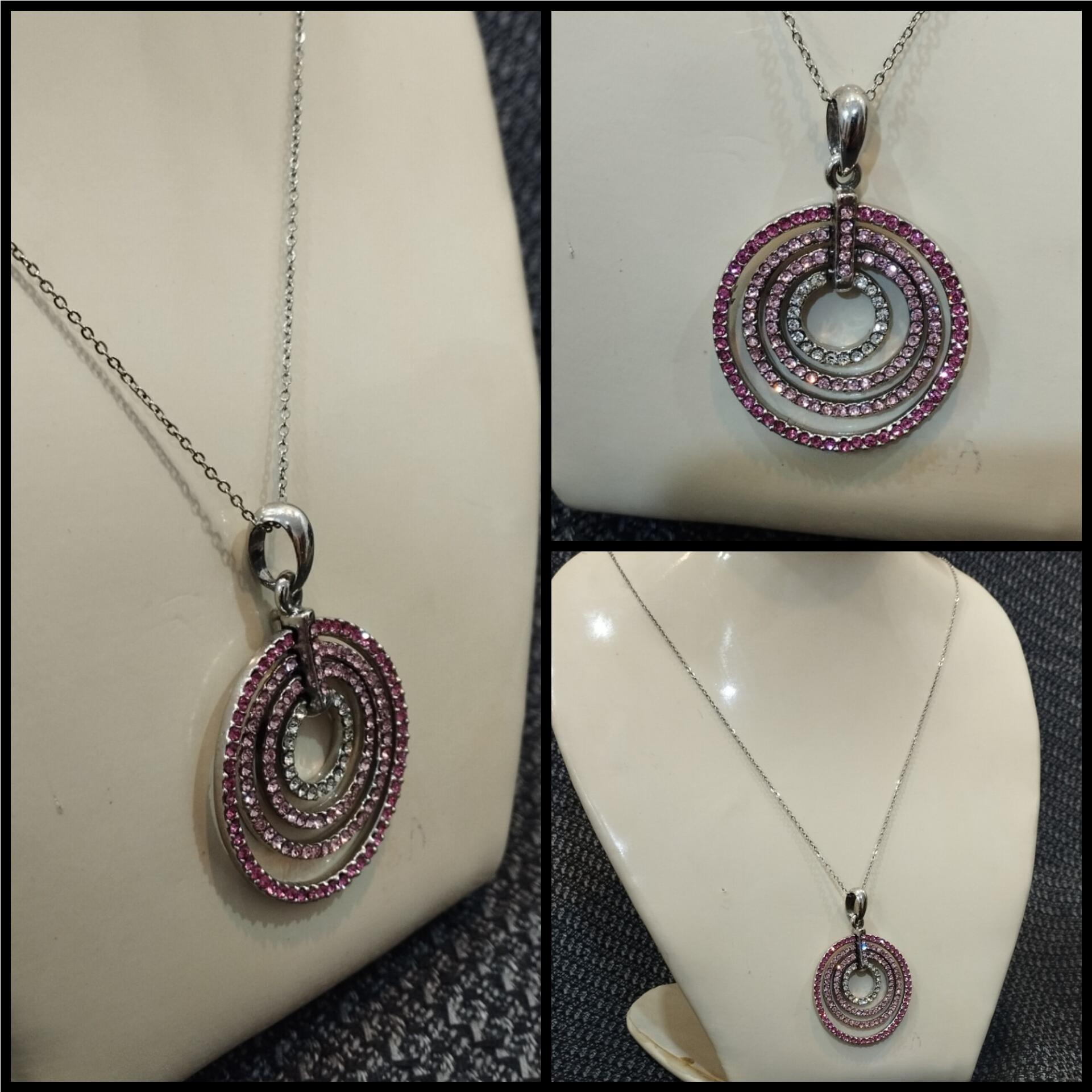 گردنبند حلقه ای جواهر نشان خاص و چشم نواز