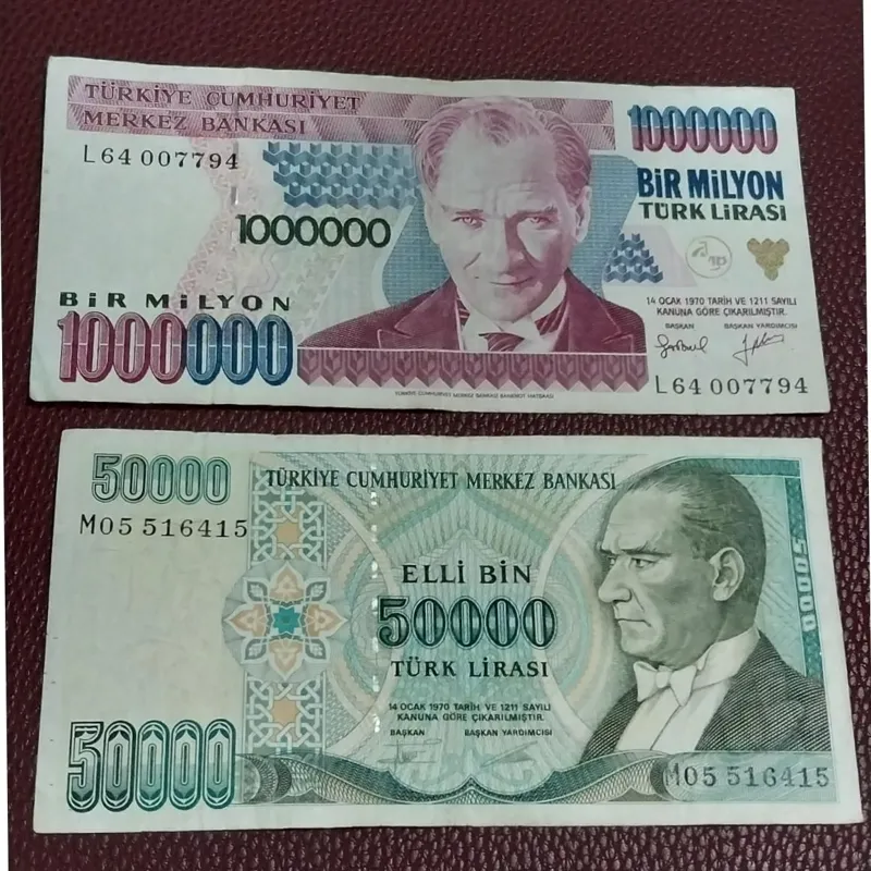 2عدد اسکناس ترکیه
