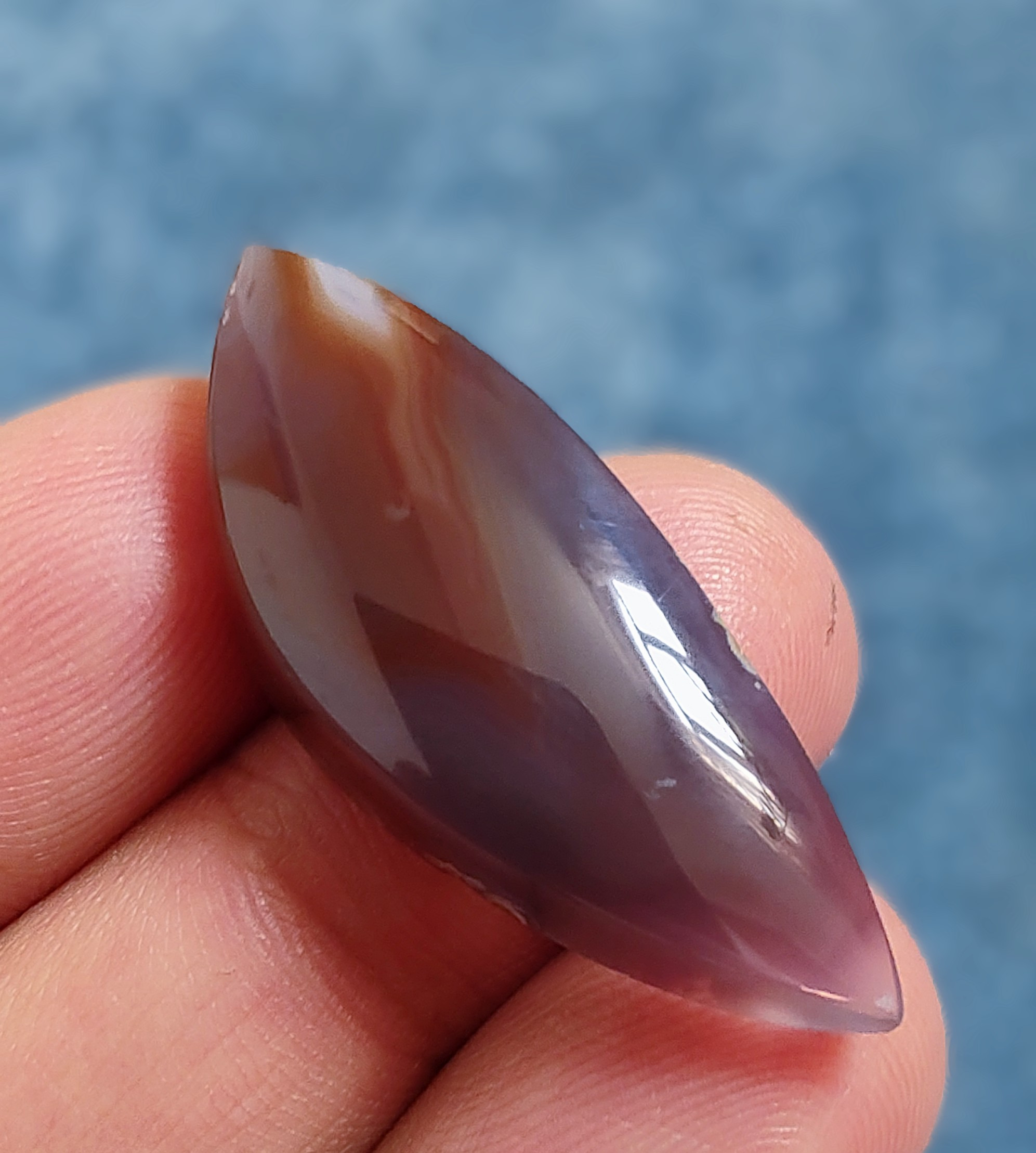 نگین عقیق سلیمانی رنگی