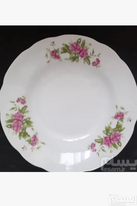 بشقاب گل سرخی