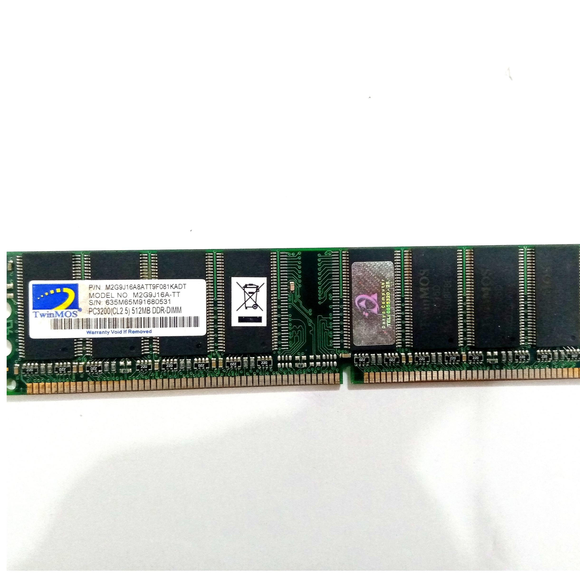 رم DDR1 512mb برند TwinMos