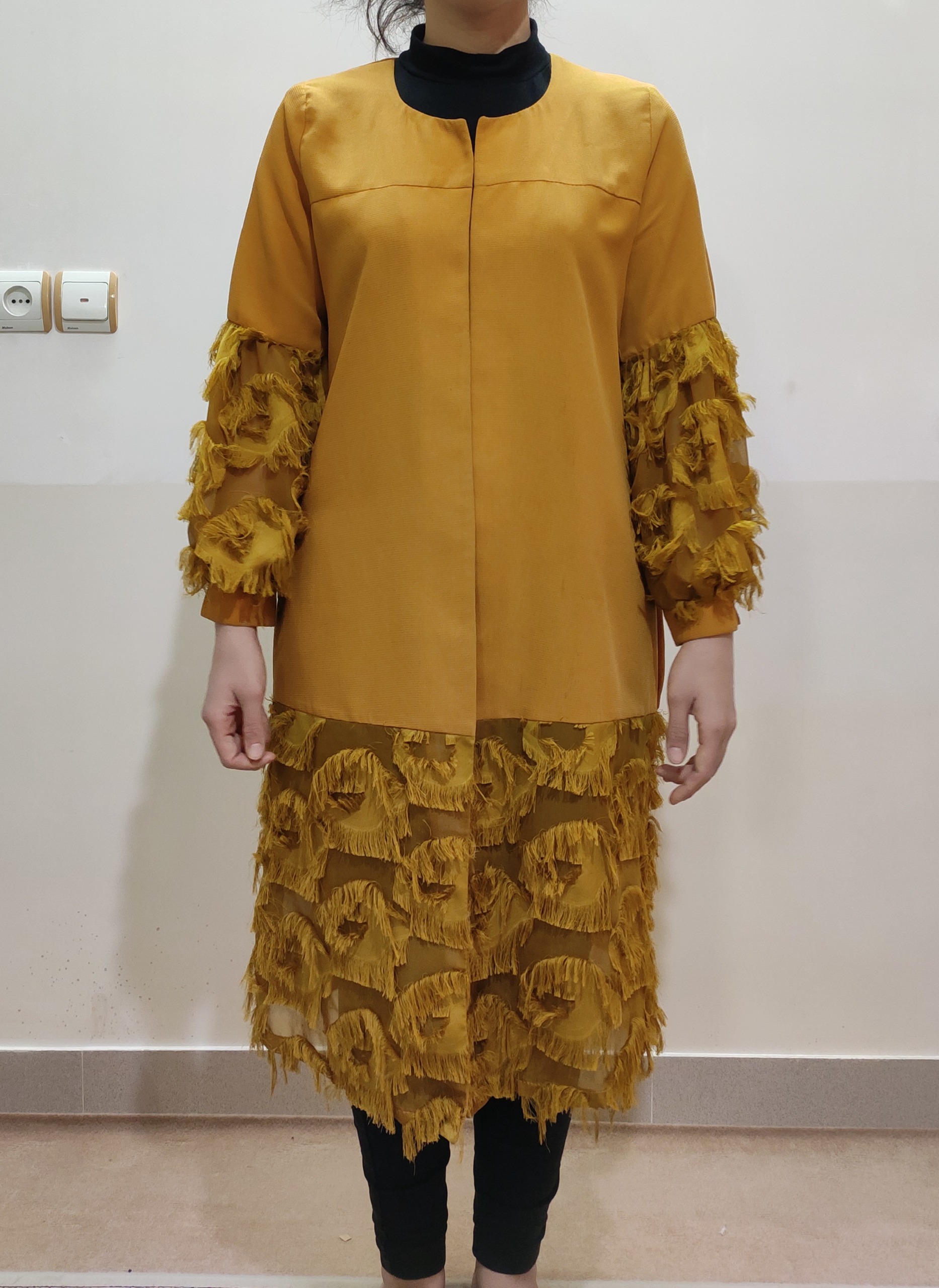مانتو خردلی مهمونی