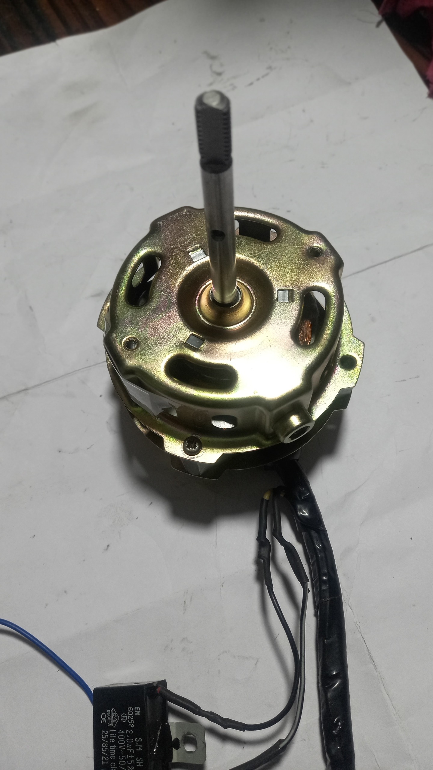 موتور پنکه تک سرعته