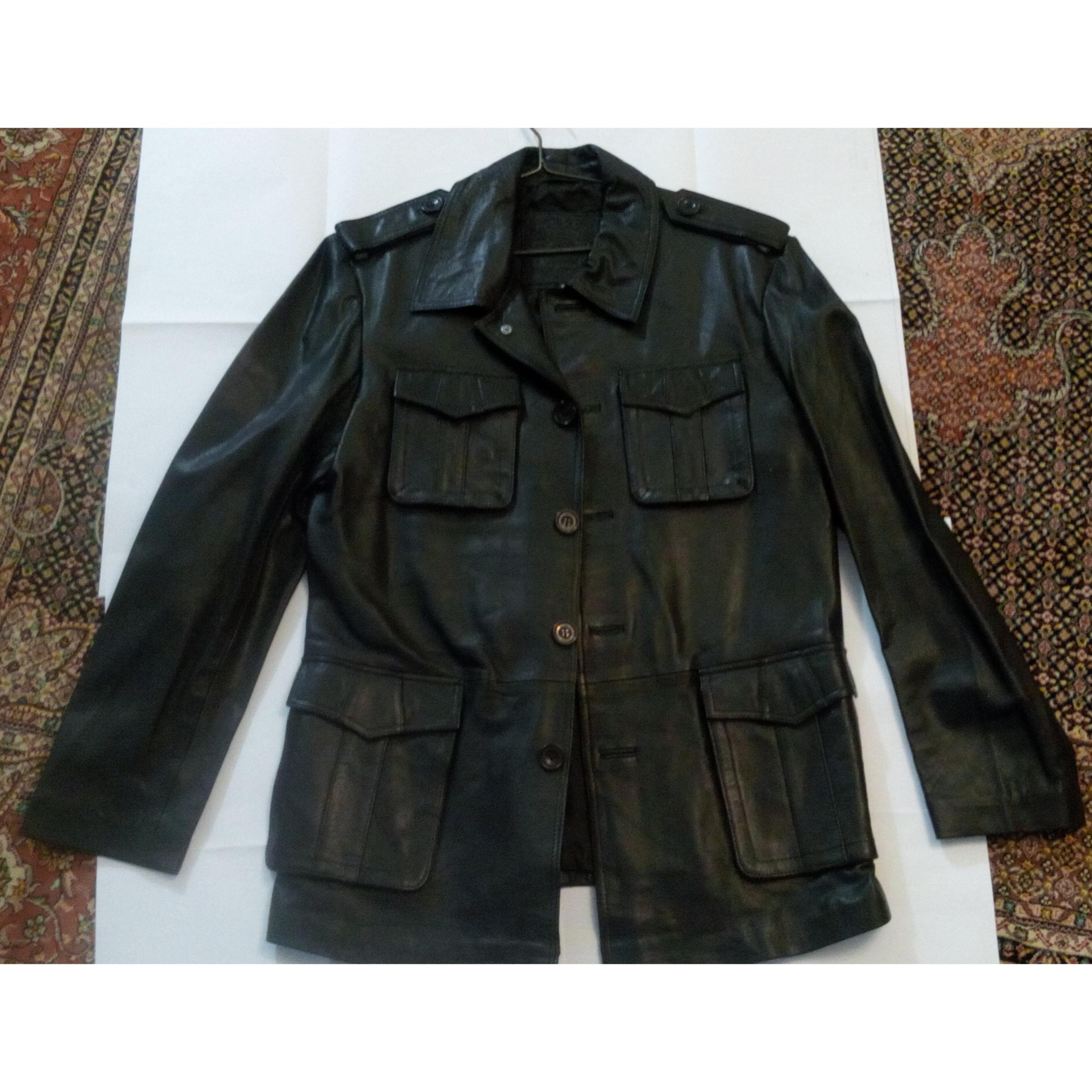 کاپشن چرم مردانه زارا اصل