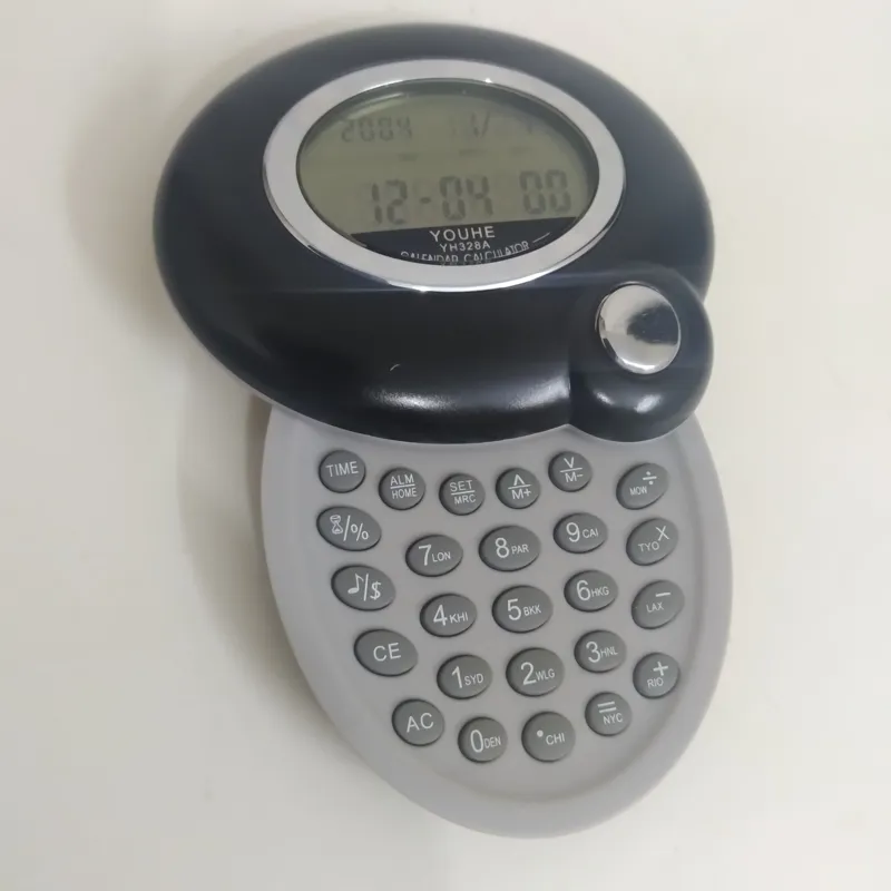 ساعت و ماشین حساب جیبی