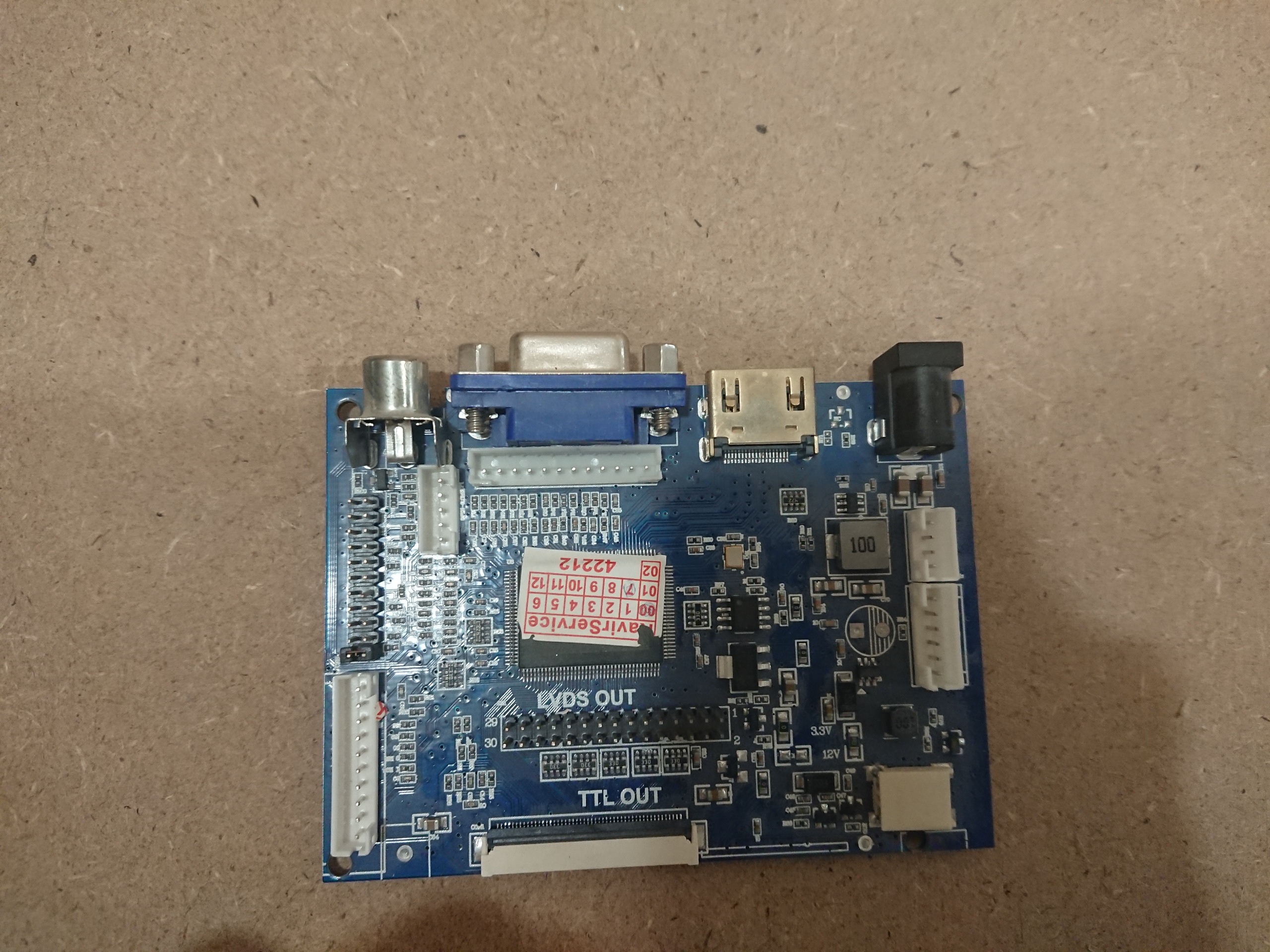 برد درایور lcd