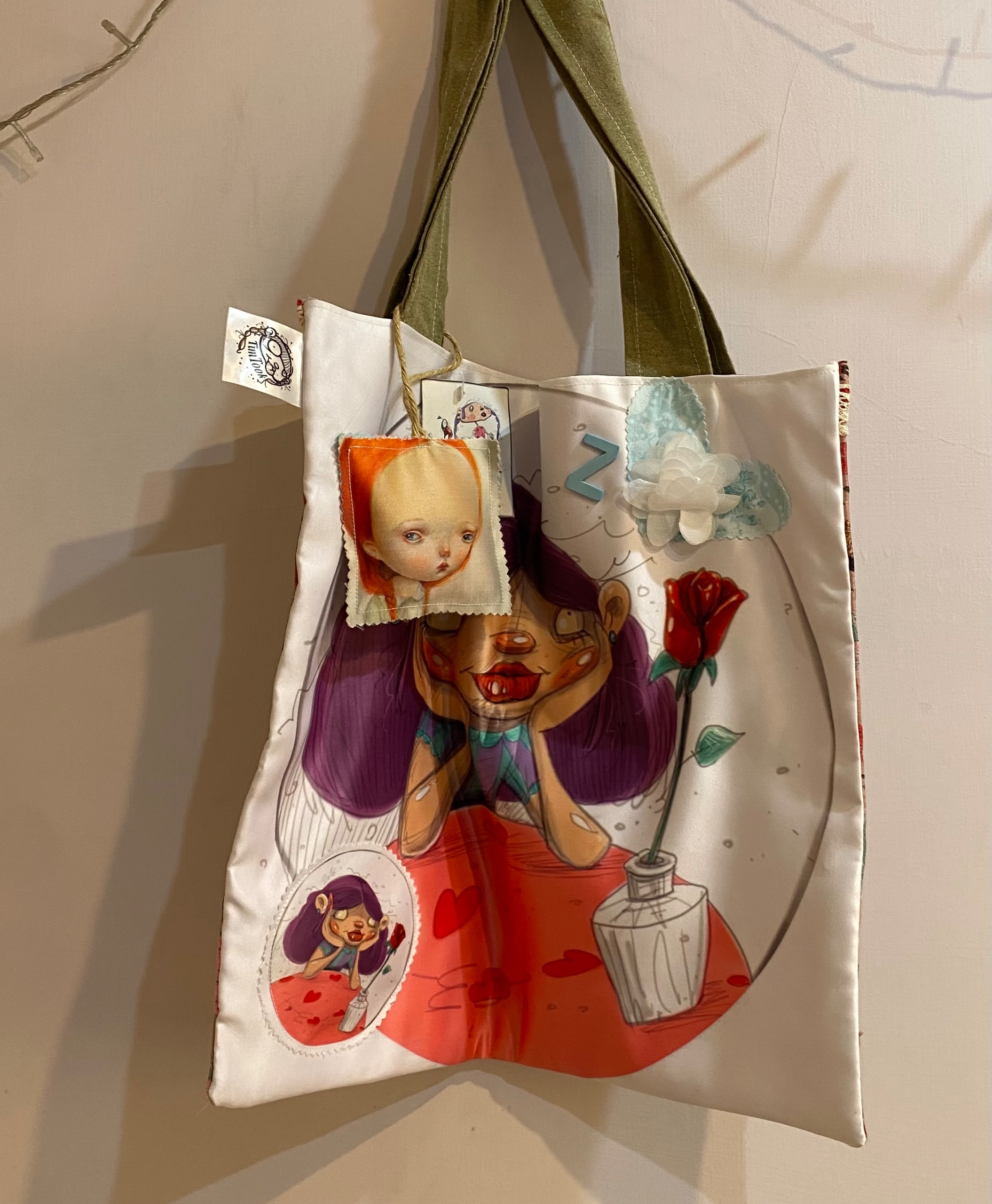 کیف رودوشی پارچه ای