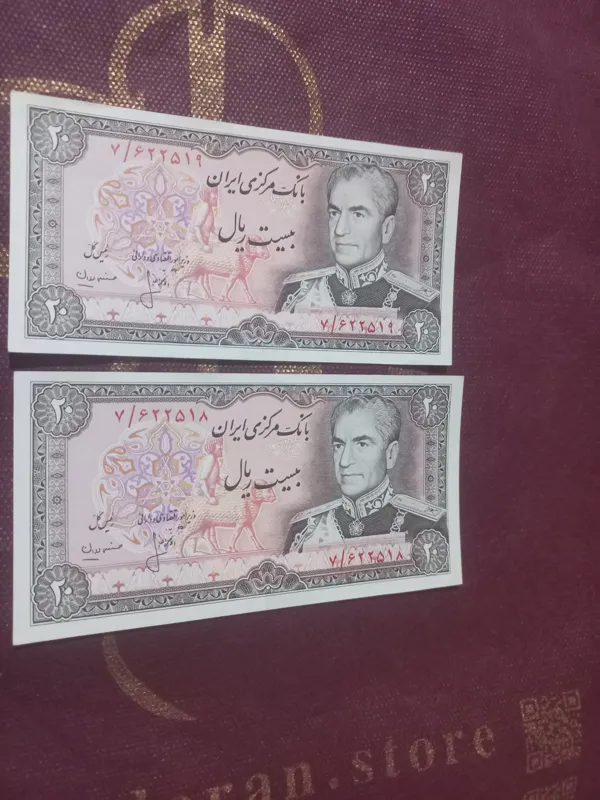 بیست ریال پهلوی،انصاری مهران