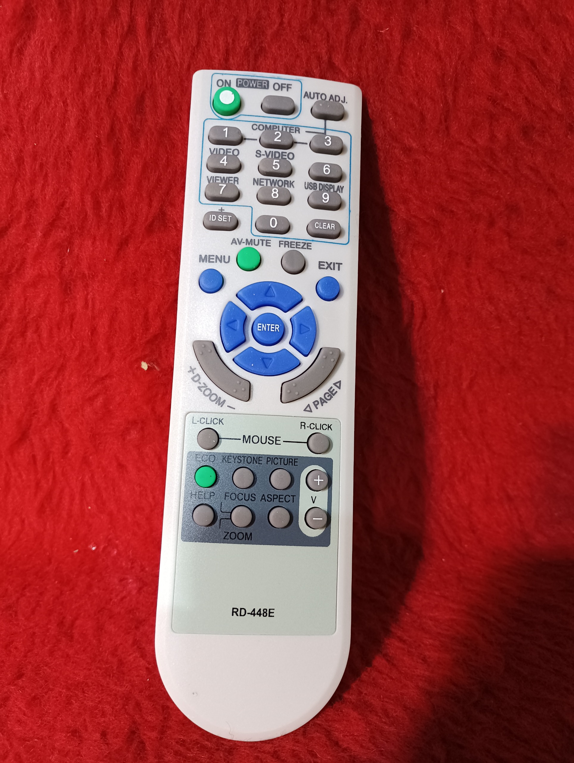 10عدد کنترل ویدیو پروژکتور NEC اورجینال