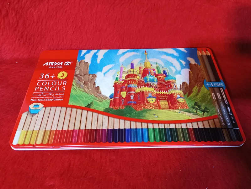 مداد رنگی 36 رنگ آریا