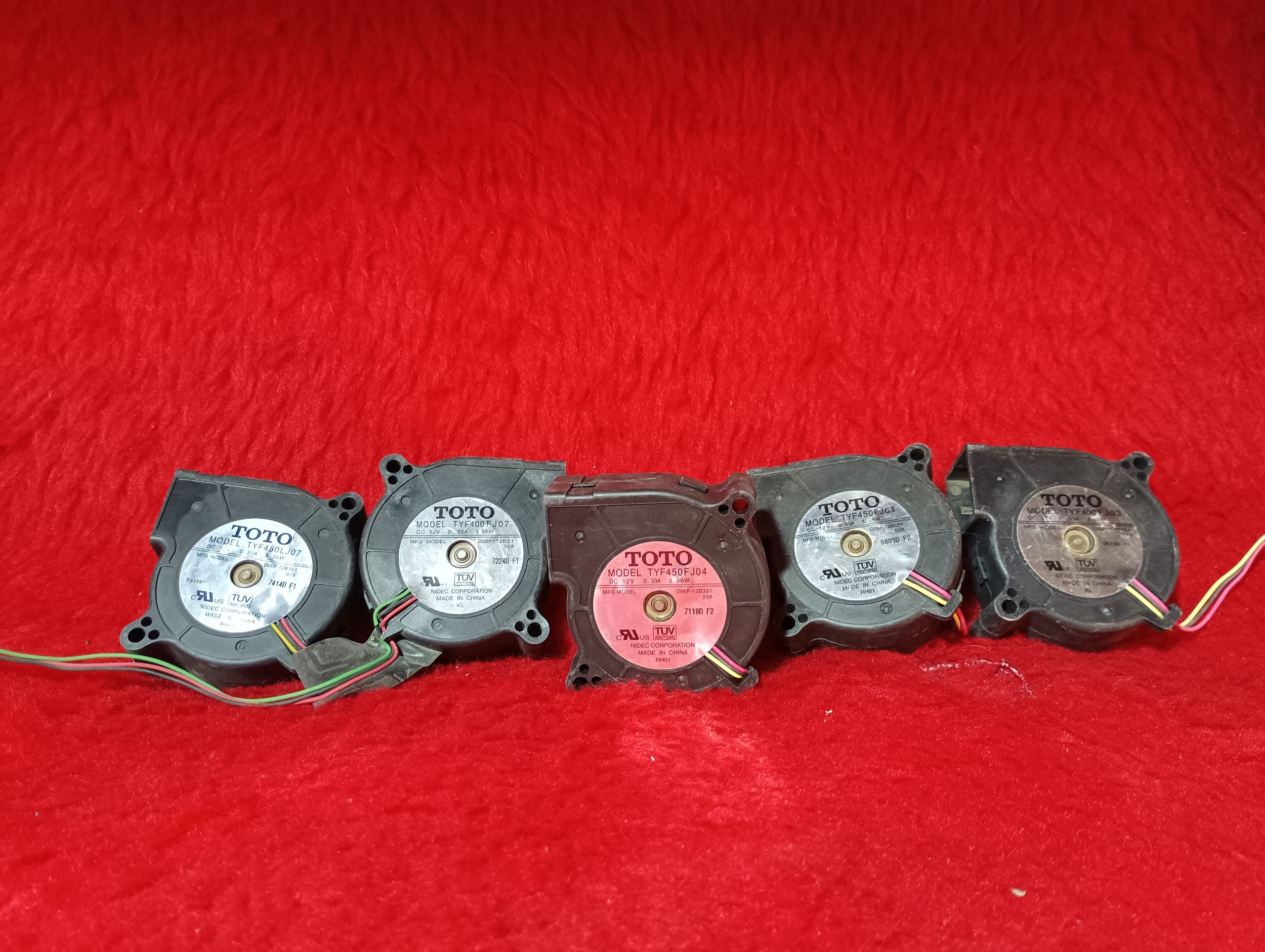 مجموعه 5عددی فن حلزونی ویدیو پروژکتور