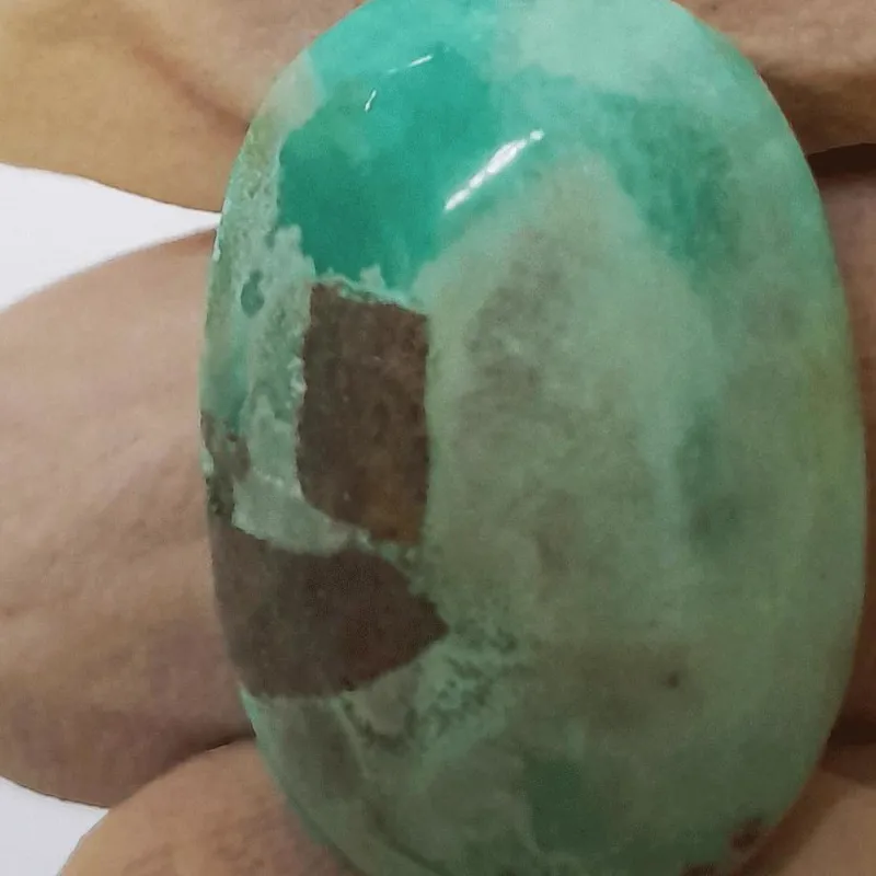 نگین فیروزه نیشابور آبی تو پر بزرگ سنگین