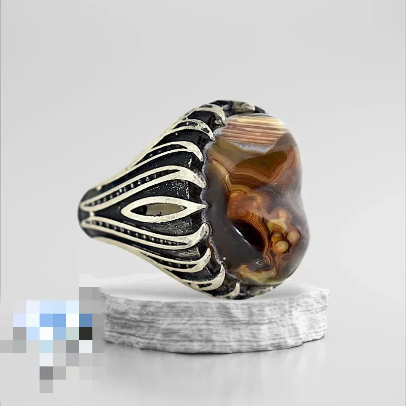 انگشترمردانه سلیمانی مصور دوکوهان کمنظیر