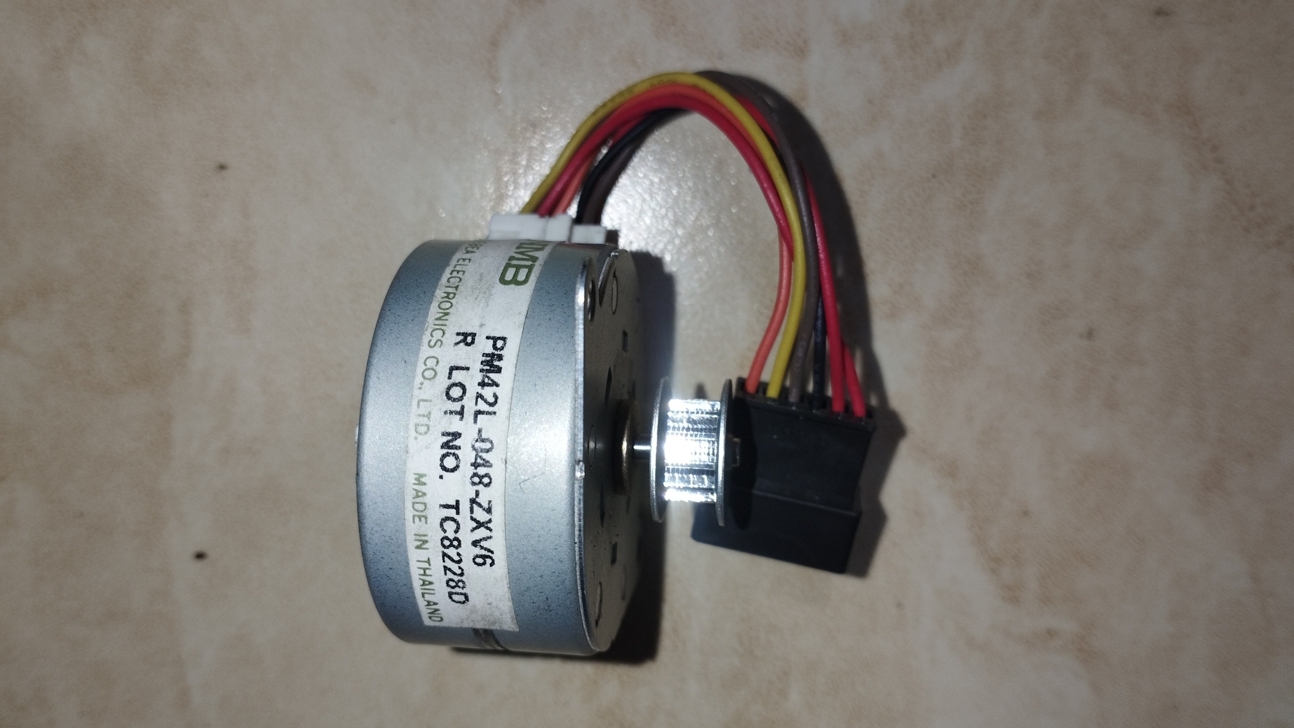 استپر موتور با پولی