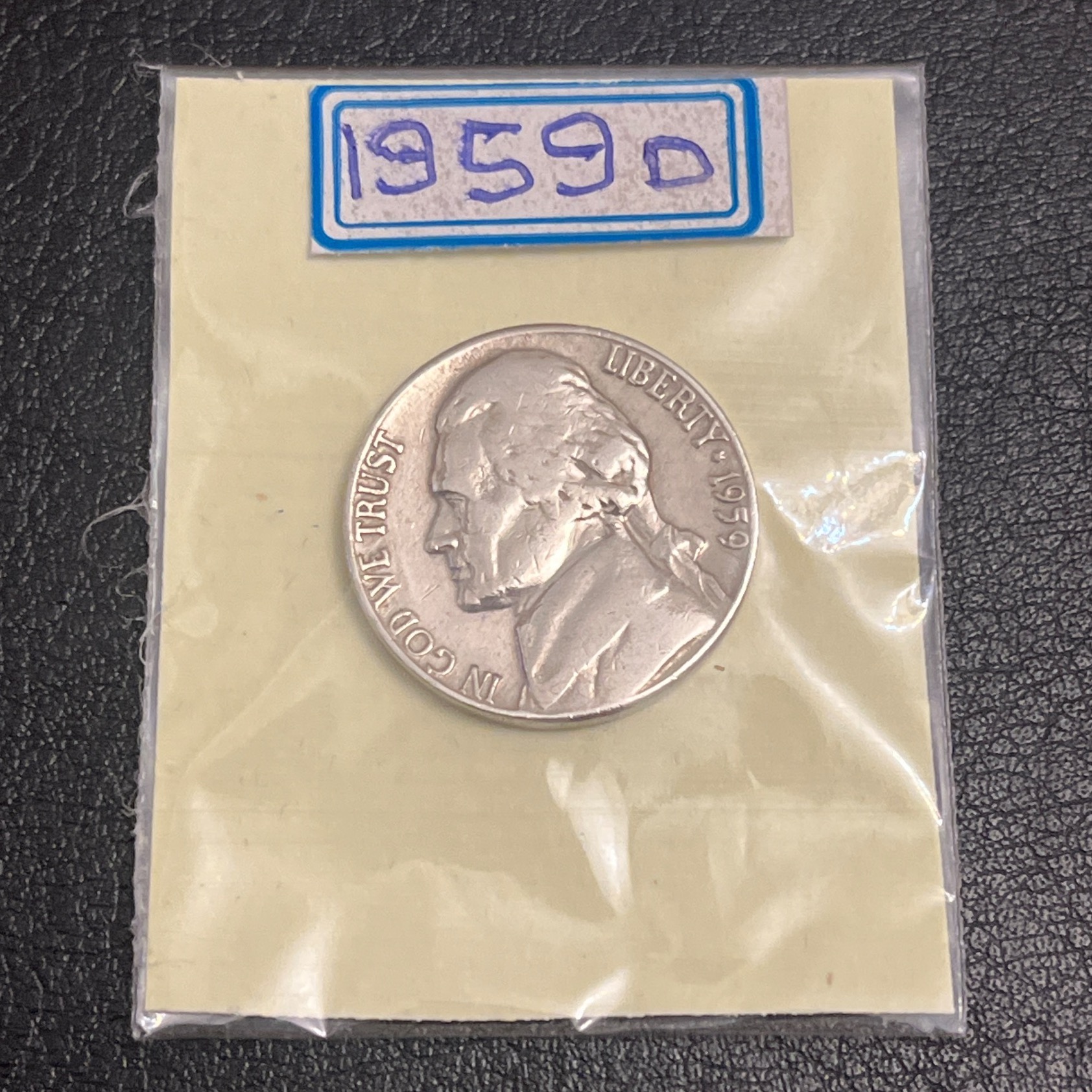 سکه 5 سنت 1959 D امریکا