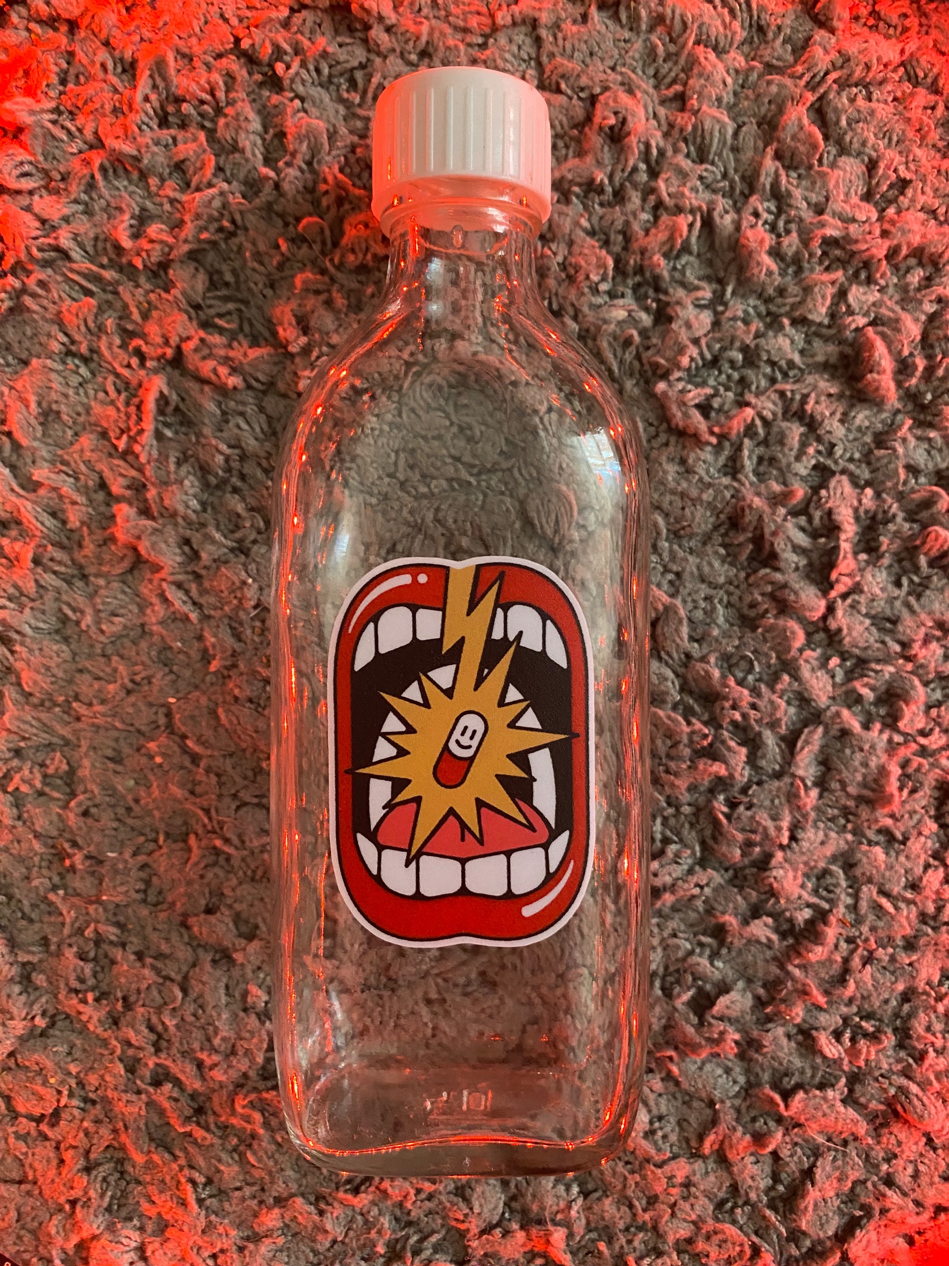 بطری کوچک شیشه ای طرح کارتونی