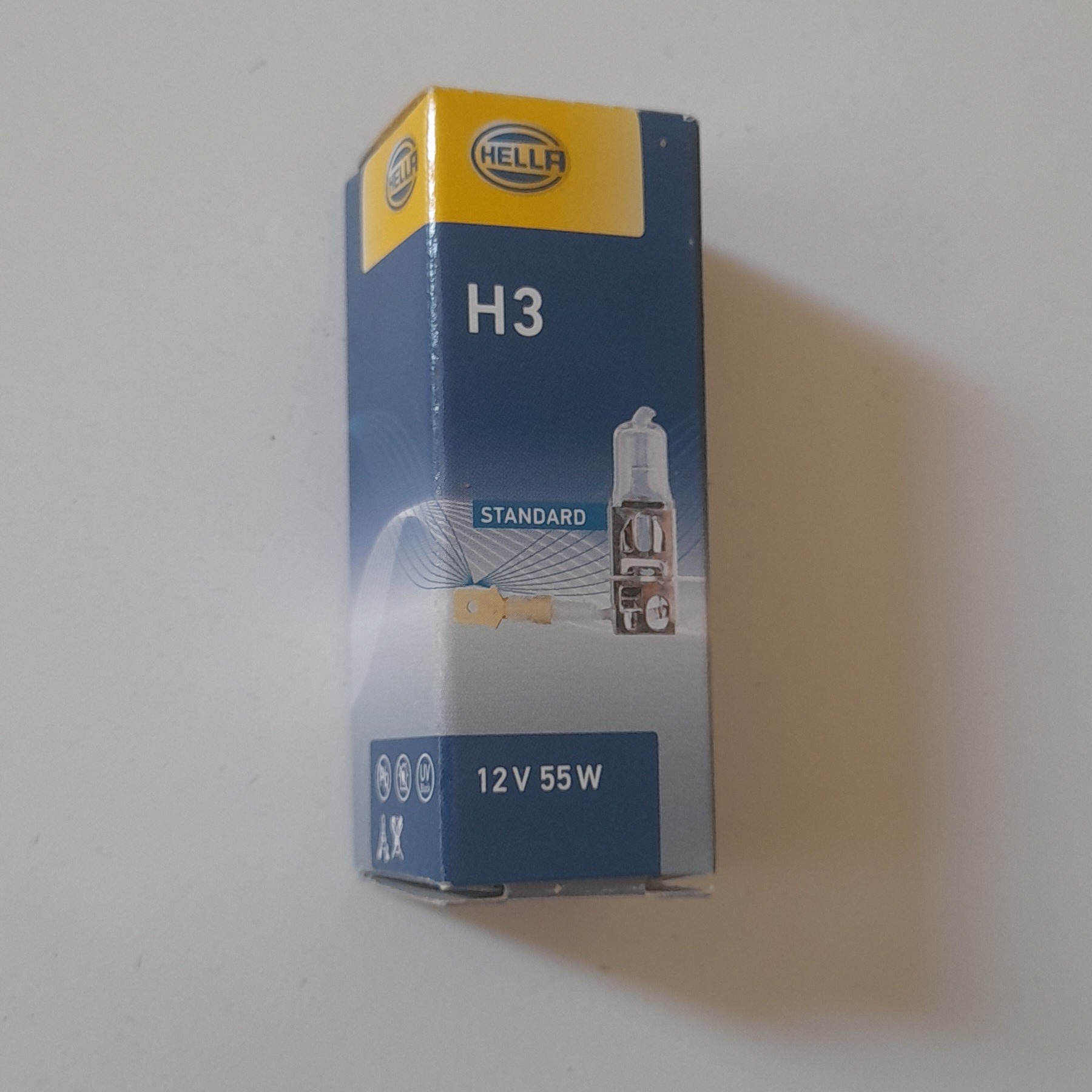 لامپ H3 هلا آلمان Hella سیم دار استاندارد 12V/55W