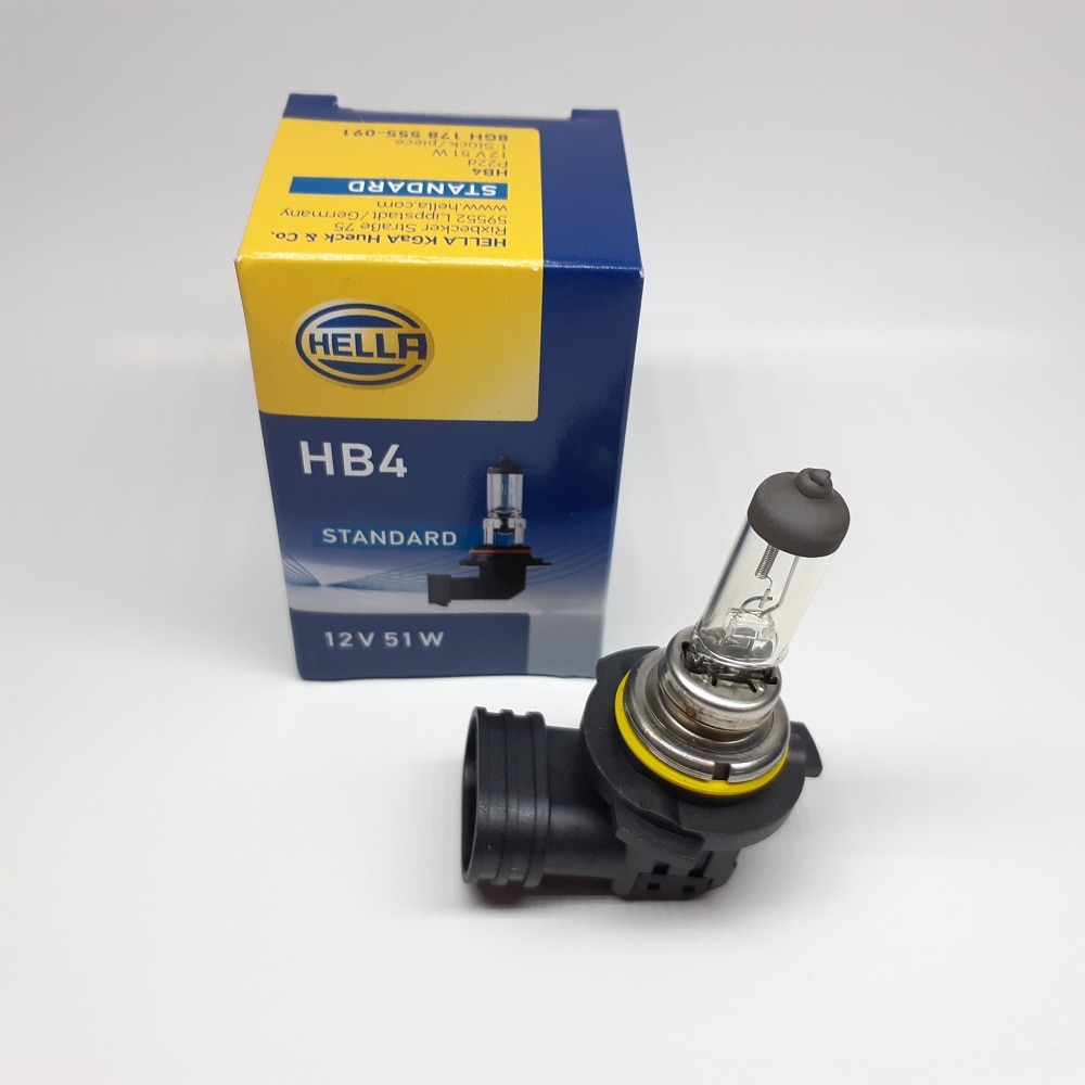 لامپ هلا Hella HB4 9006 چپقی 12V/51W