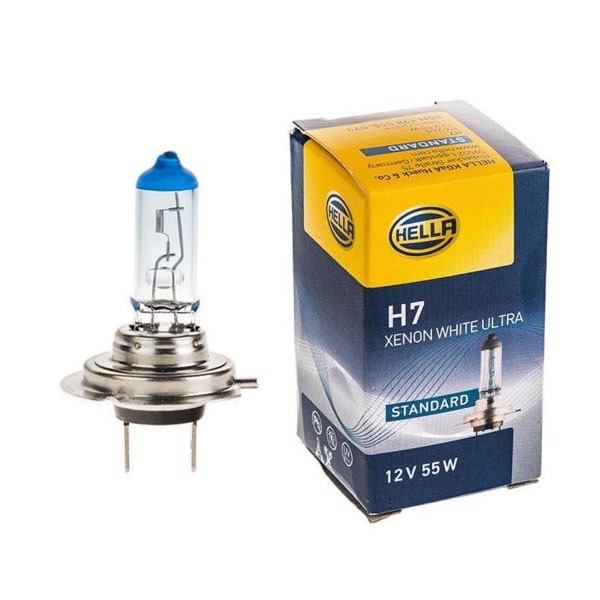 لامپ H7 هلا زنون 12V/55W Hella Ultra White Xenon